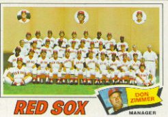 1977 Topps Baseball Cards      309     Boston Red Sox CL/Don Zimmer